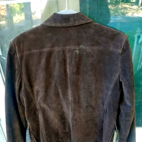 B. Moss Clothing Co. Suede Leather Blazer - Picture 4 of 9